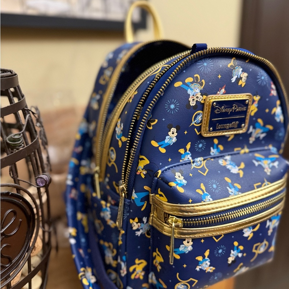 BLACK FRIDAY SALE 🚨Disney Parks Loungefly Blue Backpack - Picture 2 of 6